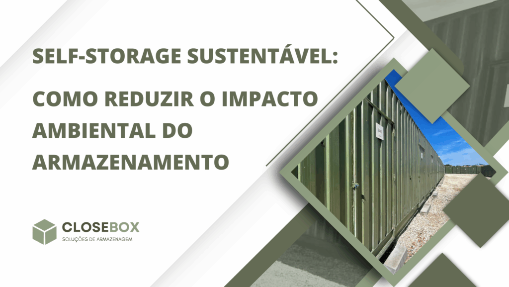 Self-storage ecológico em Sintra com contentores reciclados